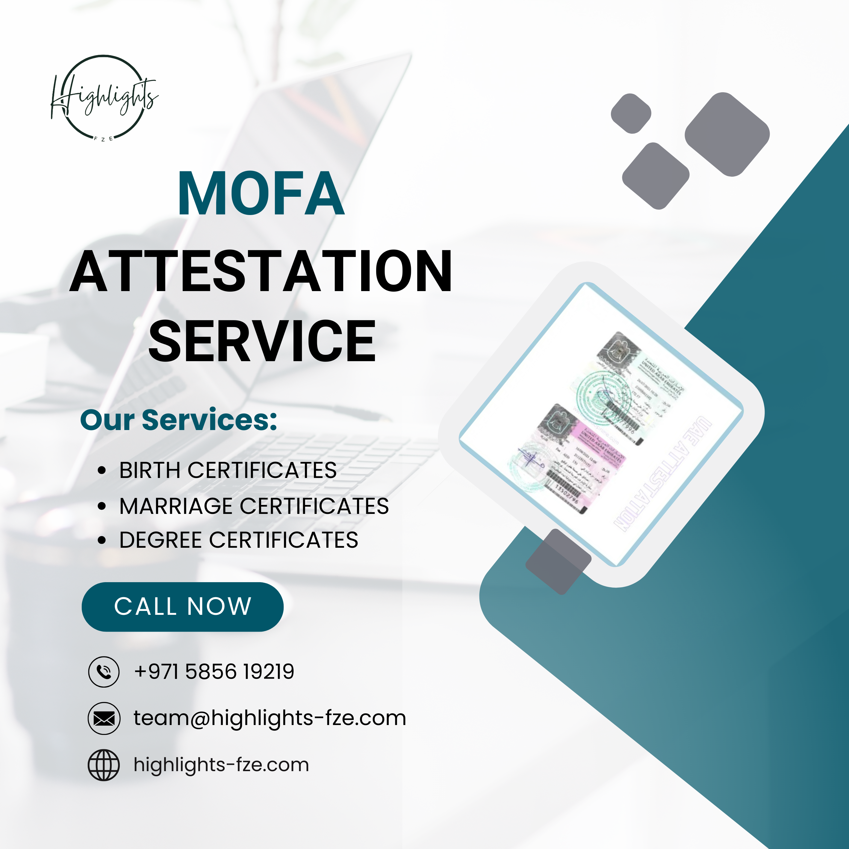 MOFA Attestation